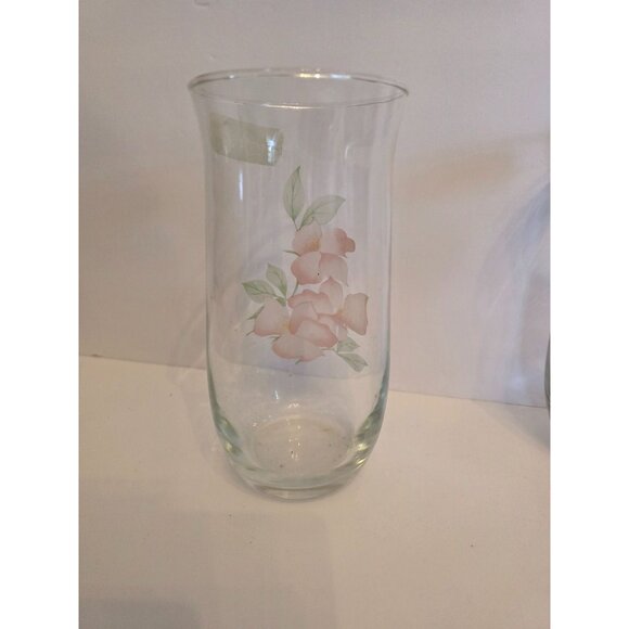 Set Of 6 Crystal Clear Industries Turkish Hand Painted Floral Glasses - Picture 5 of 6